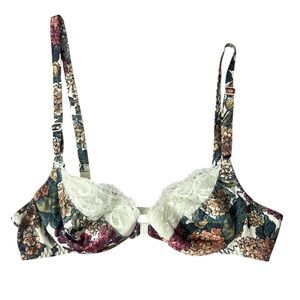 Vintage Maidenform Floral Lace Bra 36A